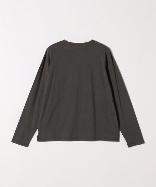 monmimi（モンミミ）の「【SHIPS any別注】monmimi:〈洗濯機可能〉ロゴ プリント ロンTEE 24FW（Tシャツ/カットソー・レディース・チャコールグレー/ホワイト/ピンク・ONE SIZE）」の10枚目の写真