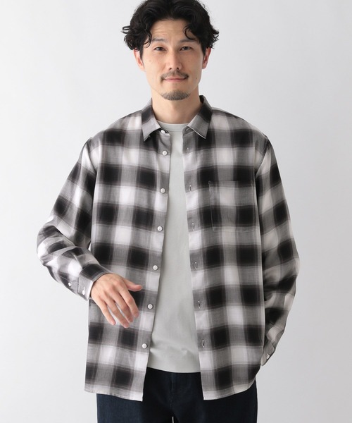 GLOBAL WORK(グローバルワーク)の「イージーケアライトオンブレシャツ/116348(シャツ/ブラウス・メンズ・ブラック系9/ブラウン系5・SMALL/MEDIUM/LARGE/X-LARGE)」の19枚目の写真