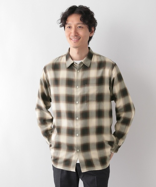 GLOBAL WORK(グローバルワーク)の「イージーケアライトオンブレシャツ/116348(シャツ/ブラウス・メンズ・ブラック系9/ブラウン系5・SMALL/MEDIUM/LARGE/X-LARGE)」の14枚目の写真