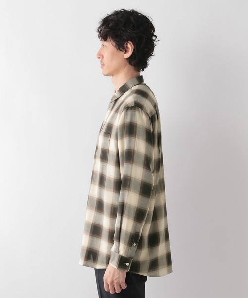 GLOBAL WORK(グローバルワーク)の「イージーケアライトオンブレシャツ/116348(シャツ/ブラウス・メンズ・ブラック系9/ブラウン系5・SMALL/MEDIUM/LARGE/X-LARGE)」の12枚目の写真