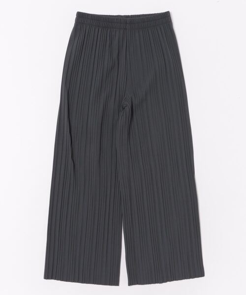 Grand PARK（グランドパーク）の「裏起毛 BOXプリーツパンツ（その他パンツ・レディース・ベージュ/ブラウン/ブラック/チャコールグレー・LARGE/MEDIUM）」の3枚目の写真
