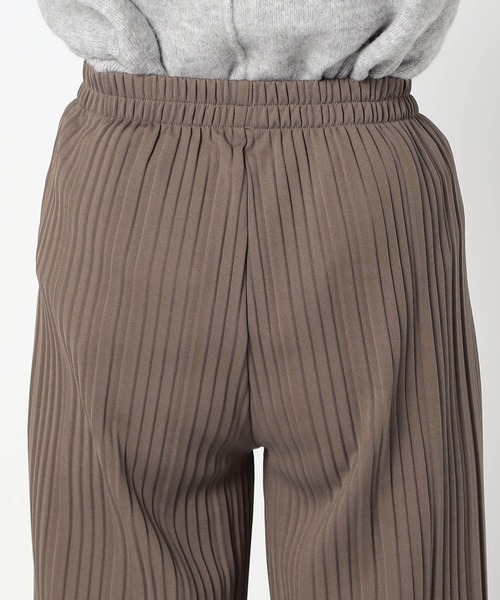 Grand PARK（グランドパーク）の「裏起毛 BOXプリーツパンツ（その他パンツ・レディース・ベージュ/ブラウン/ブラック/チャコールグレー・LARGE/MEDIUM）」の6枚目の写真