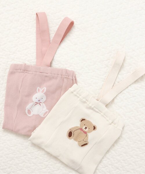 apres les cours（アプレレクール）の「おしりモチーフレギンスセット（レギンス/スパッツ・キッズ・ピンク/アイボリー・80）」の11枚目の写真