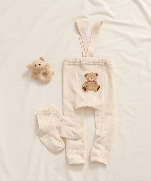 apres les cours（アプレレクール）の「おしりモチーフレギンスセット（レギンス/スパッツ・キッズ・ピンク/アイボリー・80）」の8枚目の写真