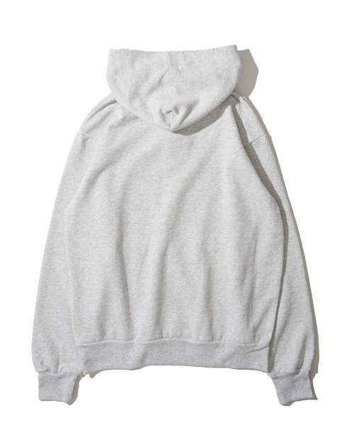 Healthknit（ヘルスニット）の「【Healthknit】Classic Sweat Henley-Hoodie L/S / ヘンリーネック プルオーバーパーカー（パーカー・メンズ・グレー/チャコールグレー/ブルー/レッド/マスタード・MEDIUM/LARGE/X-LARGE）」の9枚目の写真