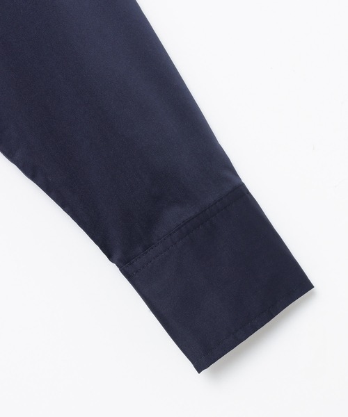 evernavy（エバーネイビー）の「イージーケアオーバーサイズドロップ長袖シャツ（シャツ/ブラウス・レディース・ブラック/ホワイト/ネイビー/サックスブルー/ライトブルー・M/L）」の14枚目の写真