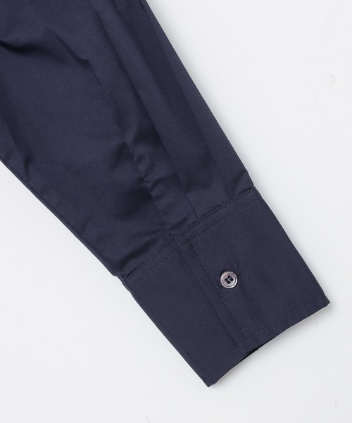 evernavy（エバーネイビー）の「イージーケアオーバーサイズドロップ長袖シャツ（シャツ/ブラウス・レディース・ブラック/ホワイト/ネイビー/サックスブルー/ライトブルー・M/L）」の13枚目の写真