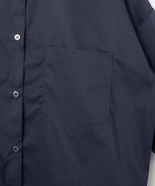 evernavy（エバーネイビー）の「イージーケアオーバーサイズドロップ長袖シャツ（シャツ/ブラウス・レディース・ブラック/ホワイト/ネイビー/サックスブルー/ライトブルー・M/L）」の12枚目の写真