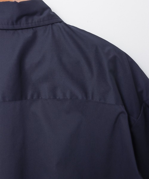 evernavy（エバーネイビー）の「イージーケアオーバーサイズドロップ長袖シャツ（シャツ/ブラウス・レディース・ブラック/ホワイト/ネイビー/サックスブルー/ライトブルー・M/L）」の11枚目の写真