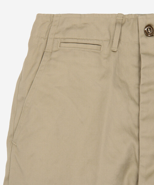 orSlow(オアスロウ)の「orSlow | ビンテージフィット アーミートラウザー WOMEN(チノパンツ・レディース・ベージュ・0)」の6枚目の写真