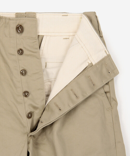 orSlow(オアスロウ)の「orSlow | ビンテージフィット アーミートラウザー WOMEN(チノパンツ・レディース・ベージュ・0)」の4枚目の写真