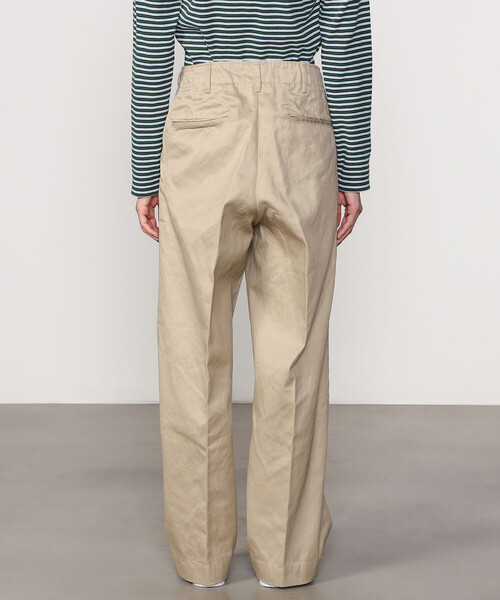 orSlow(オアスロウ)の「orSlow | ビンテージフィット アーミートラウザー WOMEN(チノパンツ・レディース・ベージュ・0)」の9枚目の写真
