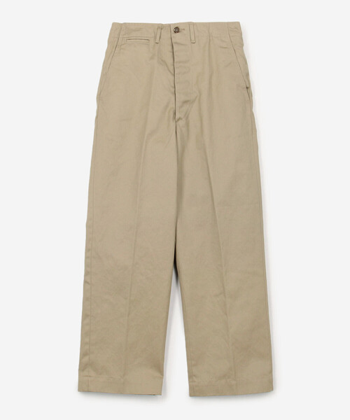 orSlow(オアスロウ)の「orSlow | ビンテージフィット アーミートラウザー WOMEN(チノパンツ・レディース・ベージュ・0)」の8枚目の写真