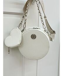 GYDA | 2WAYハートミニポーチ付きサークルBAG(ハンドバッグ)