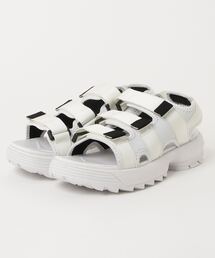 【 Grand Colony / グランドコロニー 】厚底 テープ ベルト スポーツサンダル 3BELT SANDAL