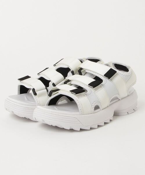 THE BAREFOOT(ベアフット)の「【 Grand Colony / グランドコロニー 】厚底 テープ ベルト スポーツサンダル 3BELT SANDAL(サンダル・メンズ・オリーブドラブ/ホワイト/ブラック・M/L/S)」の2枚目の写真