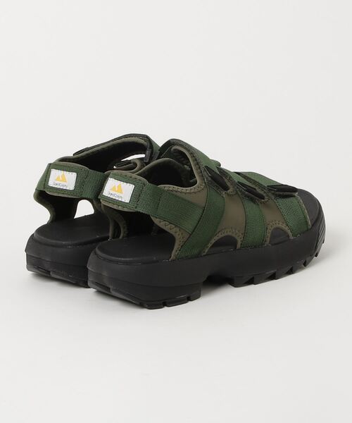 THE BAREFOOT(ベアフット)の「【 Grand Colony / グランドコロニー 】厚底 テープ ベルト スポーツサンダル 3BELT SANDAL(サンダル・メンズ・オリーブドラブ/ホワイト/ブラック・M/L/S)」の4枚目の写真