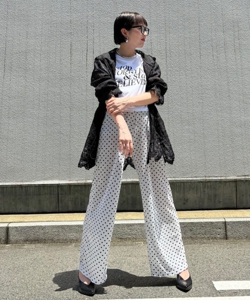 Narcissus（ナルシス）の「【WEB限定】レースパーカー（その他アウター・レディース・ブラック/アイボリー・FREE）」の22枚目の写真