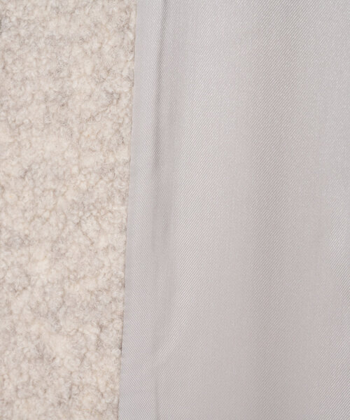 BEARDSLEY（ビアズリー）の「ブークレージャケット（ノーカラージャケット・レディース・ブラック/ベージュ・FREE）」の10枚目の写真