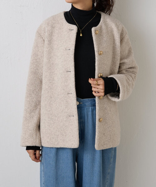 BEARDSLEY（ビアズリー）の「ブークレージャケット（ノーカラー