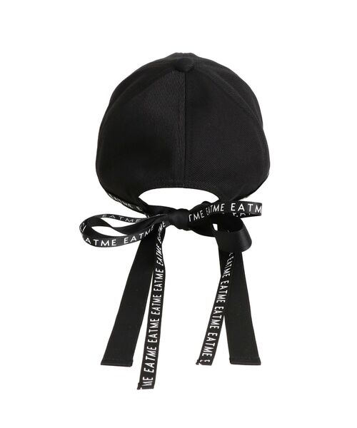 EATME（イートミー）の「BACKダブルリボンキャップ（キャップ・レディース・ブラック/ホワイト・FREE）」の12枚目の写真