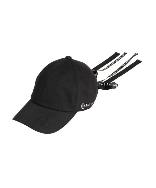 EATME（イートミー）の「BACKダブルリボンキャップ（キャップ・レディース・ブラック/ホワイト・FREE）」の16枚目の写真