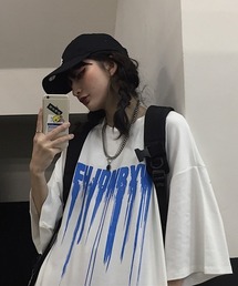 【NOWLE】ink dripping Tシャツ
