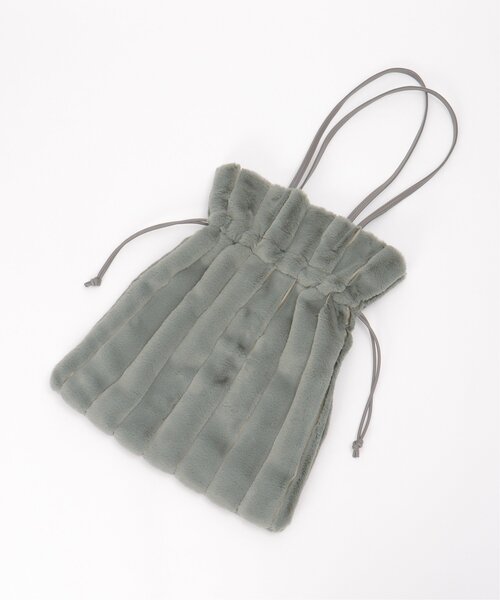 ikka(イッカ)の「エコファーパッチワークトートバッグ(トートバッグ・レディース・ブラック/ベージュ/ホワイト/グリーン・FREE)」の10枚目の写真