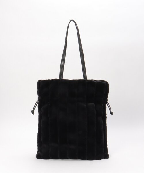 ikka(イッカ)の「エコファーパッチワークトートバッグ(トートバッグ・レディース・ブラック/ベージュ/ホワイト/グリーン・FREE)」の17枚目の写真