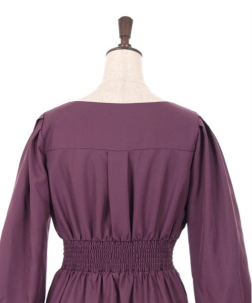 axes femme(アクシーズファム)の「ベルシックワンピース(ワンピース・レディース・ブラック/パープル/カーキ・FREE)」の13枚目の写真