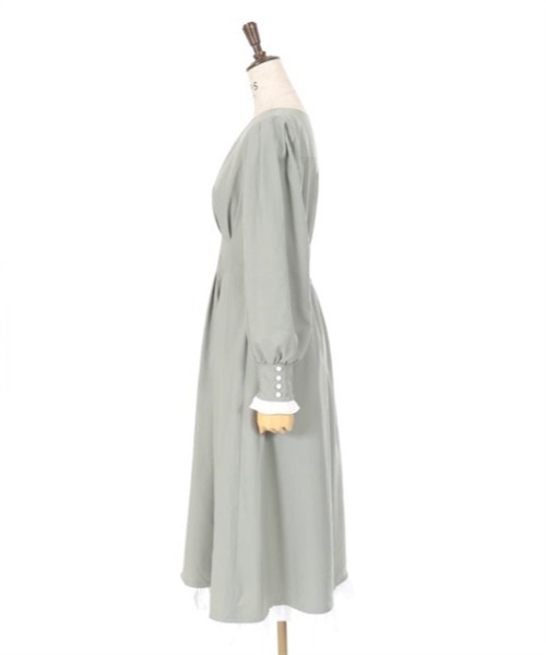 axes femme(アクシーズファム)の「ベルシックワンピース(ワンピース・レディース・ブラック/パープル/カーキ・FREE)」の16枚目の写真