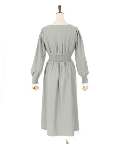 axes femme(アクシーズファム)の「ベルシックワンピース(ワンピース・レディース・ブラック/パープル/カーキ・FREE)」の17枚目の写真