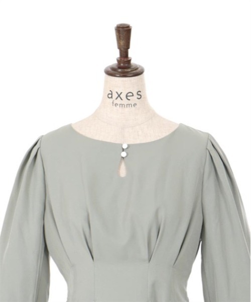 axes femme(アクシーズファム)の「ベルシックワンピース(ワンピース・レディース・ブラック/パープル/カーキ・FREE)」の18枚目の写真