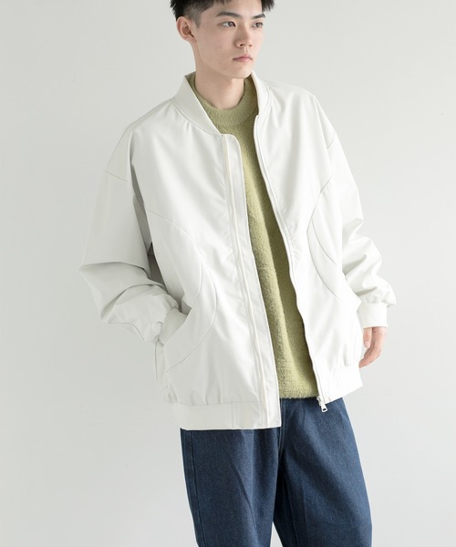 aimoha(アイモハ)の「aimoha men Urban Element MA-1(MA-1・メンズ・ブラック/ホワイト/グリーン・MEDIUM/LARGE/X-LARGE/XX-LARGE/XXX-LARGE)」の1枚目の写真