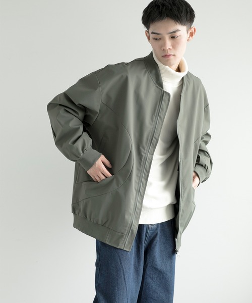 aimoha(アイモハ)の「aimoha men Urban Element MA-1(MA-1・メンズ・ブラック/ホワイト/グリーン・MEDIUM/LARGE/X-LARGE/XX-LARGE/XXX-LARGE)」の3枚目の写真