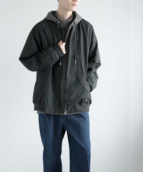 aimoha(アイモハ)の「aimoha men Urban Element MA-1(MA-1・メンズ・ブラック/ホワイト/グリーン・MEDIUM/LARGE/X-LARGE/XX-LARGE/XXX-LARGE)」の6枚目の写真