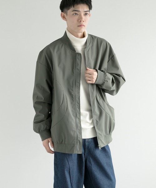 aimoha(アイモハ)の「aimoha men Urban Element MA-1(MA-1・メンズ・ブラック/ホワイト/グリーン・MEDIUM/LARGE/X-LARGE/XX-LARGE/XXX-LARGE)」の9枚目の写真