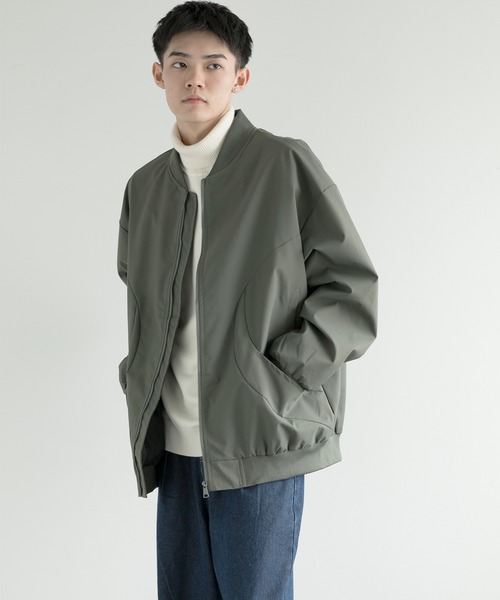 aimoha(アイモハ)の「aimoha men Urban Element MA-1(MA-1・メンズ・ブラック/ホワイト/グリーン・MEDIUM/LARGE/X-LARGE/XX-LARGE/XXX-LARGE)」の12枚目の写真