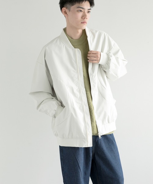 aimoha(アイモハ)の「aimoha men Urban Element MA-1(MA-1・メンズ・ブラック/ホワイト/グリーン・MEDIUM/LARGE/X-LARGE/XX-LARGE/XXX-LARGE)」の20枚目の写真