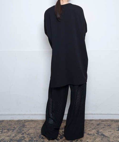 Nora Lily(ノラリリー)の「【Nora Lily】Graphic Print Cut Top(UNISEX)(Tシャツ/カットソー・メンズ・ホワイト/ブラック/パープル・FREE)」の11枚目の写真