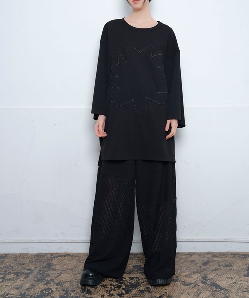 Nora Lily(ノラリリー)の「【Nora Lily】Graphic Print Cut Top(UNISEX)(Tシャツ/カットソー・メンズ・ホワイト/ブラック/パープル・FREE)」の10枚目の写真
