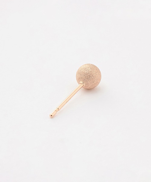 ESTELLE(エステール)の「K18 ピンクゴールド ピアス(4mm) ESTELLE/エステール(ピアス(両耳用)・レディース・ピンクゴールド・-)」の5枚目の写真