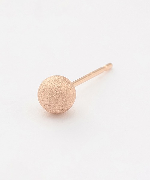 ESTELLE(エステール)の「K18 ピンクゴールド ピアス(4mm) ESTELLE/エステール(ピアス(両耳用)・レディース・ピンクゴールド・-)」の4枚目の写真