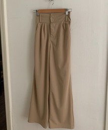 by your closet（バイユアークローゼット）の「ハイウエスト スリム スラックス（スラックス）」