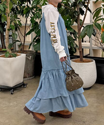 CIAOPANIC | チェックギャザーキャミワンピース(ワンピース)