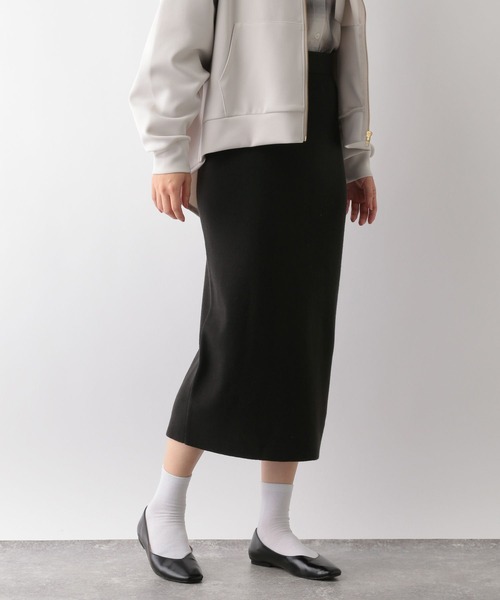 GLOBAL WORK Smile Seed Store（グローバルワーク スマイルシードストア）の「お手入れラクラクＩラインスカート/116054（スカート・レディース・グレー系その他/ブラック/ブラウン系その他・SMALL/X-LARGE/MEDIUM/LARGE）」の6枚目の写真