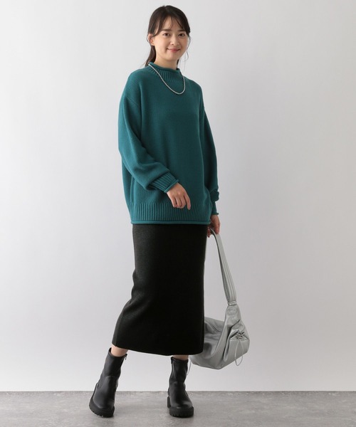 GLOBAL WORK Smile Seed Store（グローバルワーク スマイルシードストア）の「お手入れラクラクＩラインスカート/116054（スカート・レディース・グレー系その他/ブラック/ブラウン系その他・SMALL/X-LARGE/MEDIUM/LARGE）」の8枚目の写真