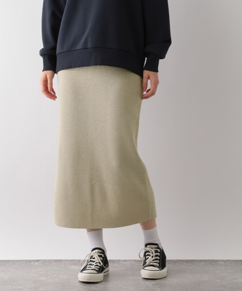 GLOBAL WORK Smile Seed Store（グローバルワーク スマイルシードストア）の「お手入れラクラクＩラインスカート/116054（スカート・レディース・グレー系その他/ブラック/ブラウン系その他・SMALL/X-LARGE/MEDIUM/LARGE）」の15枚目の写真