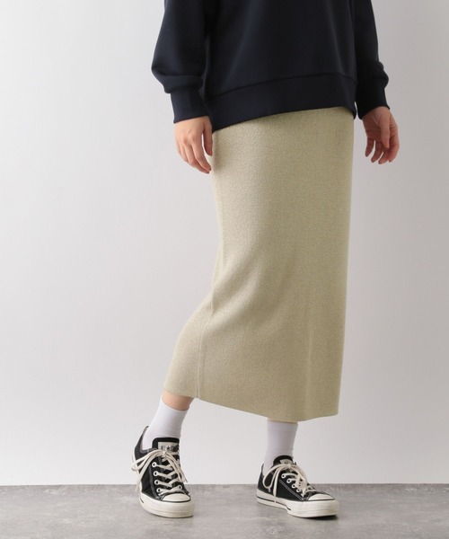 GLOBAL WORK Smile Seed Store（グローバルワーク スマイルシードストア）の「お手入れラクラクＩラインスカート/116054（スカート・レディース・グレー系その他/ブラック/ブラウン系その他・SMALL/X-LARGE/MEDIUM/LARGE）」の16枚目の写真