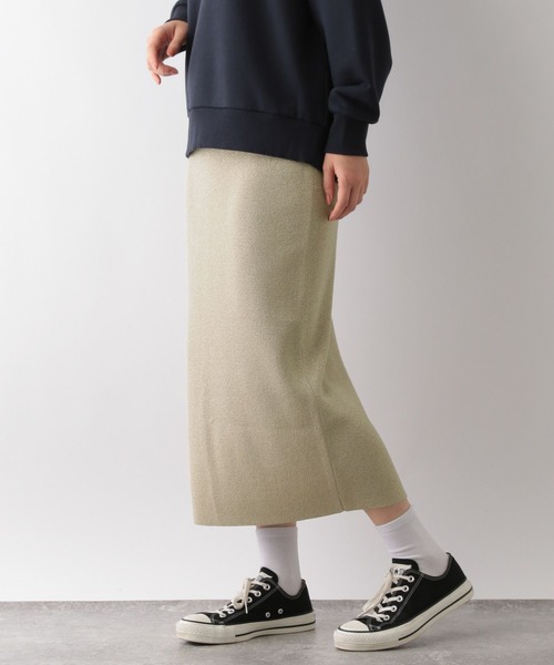 GLOBAL WORK Smile Seed Store（グローバルワーク スマイルシードストア）の「お手入れラクラクＩラインスカート/116054（スカート・レディース・グレー系その他/ブラック/ブラウン系その他・SMALL/X-LARGE/MEDIUM/LARGE）」の17枚目の写真